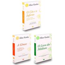 Kit O Livro dos Médiuns+A Gênese+O Céu e o Inferno - 3 Livros - IDE