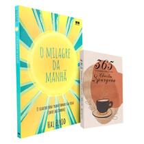 Kit O Milagre da Manhã + Devocional 365 Mensagens Diárias Charles Spurgeon Café