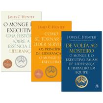 Kit O Monge e o Executivo + De Volta ao Mosteiro + Como se Tornar um Líder Servidor - Sextante