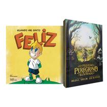 Kit O Pequeno Peregrino Ilustrado + Coleção Sentimentos e Emoções Feliz