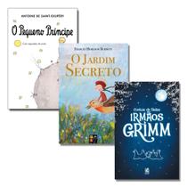 Kit O Pequeno Príncipe + O Jardim Secreto + Contos de Fadas Clássicos Infantis Kit O Pequeno Príncipe + O Jardim Secreto + Contos de Fadas Clássicos Infantis