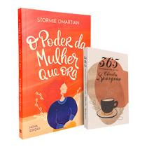 Kit O Poder da Mulher que Ora + Devocional 365 Mensagens Diárias Charles Spurgeon Café