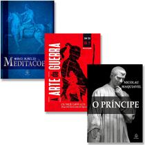Kit O Príncipe De Maquiavel + A Arte Da Guerra + Meditações de Marco Aurélio - Ed. Principis