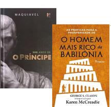 Kit O Príncipe + O Homem Mais Rico Da Babilônia - 2 Livros - PÉ DA LETRA