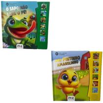 Kit: O Sapo Não Lava O Pé! - Leia E Escute A História - Vol. -1 + Meu Pintinho Amarelinho - Leia E Escute A História - Kit: O Sapo Não Lava O Pé! - Leia E Escute A História - Vol. -1 + Meu Pintinho Amarelinho - Leia E Escute A História -