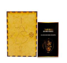 Kit O Tarot Negro 22 Cartas e Porta Tarô Caixa Madeira Kit O Tarot Negro 22 Cartas e Porta Tarô Caixa Madeira