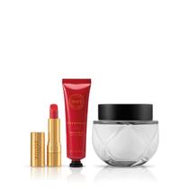 Kit O.U.i Paradis Rouge - Creme Hidratante Desodorante 200g + Creme de Mãos 30g + Batom 3,5g