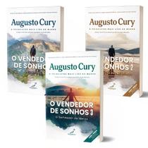 Kit O Vendedor de Sonhos - Augusto Cury - O Chamado + A Revolução dos Anônimos + O Semeador de Ideias - Dreamsellers