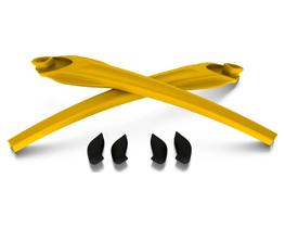 Kit Oakley Hastes + 2 Borrachas Flak 2.0 Yellow