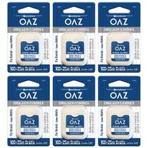 Kit Oaz Fio Dental Sabor Menta 6 Caixas 125m Cada