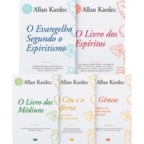 Kit Obras Básicas Com 05 Livros Allan Kardec - 14x21 - Instituto De Difusão - Ide Editora