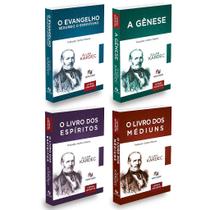 Kit Obras Básicas em Letras Gigantes - 4 Livros de Allan Kardec
