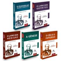 Kit Obras Básicas em Letras Gigantes - 5 Livros de Allan Kardec