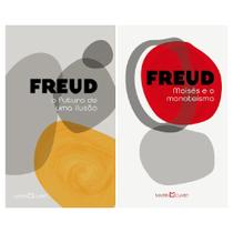 Kit Obras de Sigmund Freud - O Futuro de uma Ilusão + Moisés e o Monoteísmo - Kit de Livros