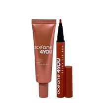Kit Océane 4you Flush Bright Cherry e Lip Pen Mauve (2 produtos)