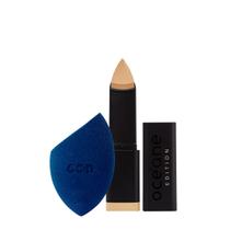 Kit Océane Edition Foundation Stick Semi-Matte Sand Flat Blend Base Esponja (2 produtos)