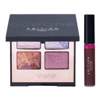 Kit Océane Paleta Sombra Cosmic 4,5g, Lip Tinted Pink 9g