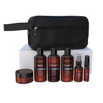 Kit Oceano Barba Shampoo Balm Óleo Colônia Necessaire Preta