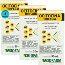 Kit Ocitocina Injetável Biofarm 50ml - com 3 unidades