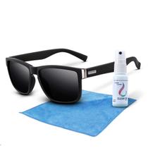 Kit Oculos De Sol Esportivo + Limpa Lentes Spray Flanela