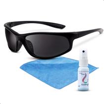 Kit Oculos De Sol Esportivo Masculino Spray Limpa Tela e Flanela