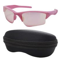 Kit Óculos De Sol Masculino Esportivo Com Proteção UV 400 Ultra Leve P/ Caminhada Corrida E Ciclismo + Estojo Com Ziper
