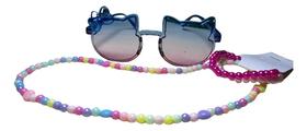 Kit Óculos E Colar E Pulseira Charmoso Infantil