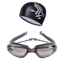 Kit Óculos e Touca Para Natação Zhenya Masculino Feminino Kit Óculos e Touca Para Natação Zhenya Masculino Feminino