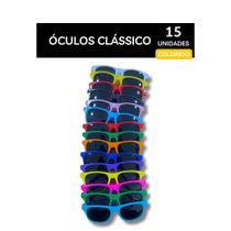 Kit Óculos Escuro MADU Clássico Quadrado WF Festa Balada Casamento Com Proteção UV400