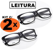 Kit Óculos Para Descanso Presbiopia Descanso Com Grau Moderno Masculino Feminino Kit Óculos Para Descanso Presbiopia Descanso Com Grau Moderno Masculino Feminino
