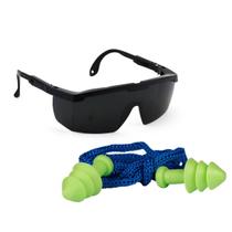 Kit Óculos Rio de Janeiro Cinza / Protetor Auricular Quantum Libus