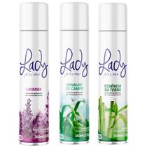 Kit Odorizador Lady Prime Lavanda+Orvalho+Terra - My Place Kit Odorizador Lady Prime Lavanda+Orvalho+Terra - My Place