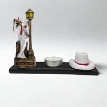 Kit Ofertório Zé Pelintra Malandro de Luz Resina 17 cm