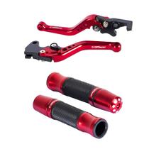 Kit Off Racer Esportivo Manopla Jupiter Manete Regulavel Cb300 Cbx 250 Twister