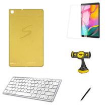 Kit Office Capa/Can/Teclado/Pel e Suporte Galaxy Tab A 8.0" SM T290/T295 - Amarelo - Global Cases