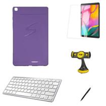 Kit Office Capa/Can/Teclado/Pel e Suporte Galaxy Tab A 8.0" SM T290/T295 - Roxo Kit Office Capa/Can/Teclado/Pel e Suporte Galaxy Tab A 8.0" SM T290/T295 - Roxo