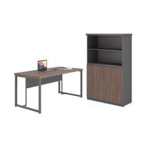 Kit Office Zelandia Freijó Preto Kit Office Zelandia Freijó Preto