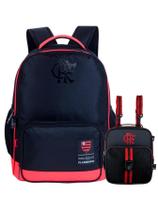 Kit Oficial Flamengo Mochila Costas + Lancheira Térmica