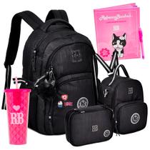 Kit Oficial Mochila Estojo e Lancheira Rebecca Bonbon 2025 Kit Oficial Mochila Estojo e Lancheira Rebecca Bonbon 2025
