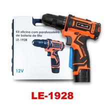 Kit Oficina com Parafusadeira 12V IT-Blue LE-1928