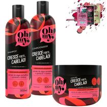 Kit Oh My! Cresce Forte, Cabelão! 300ml 3 Itens