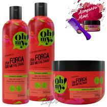 Kit Oh My Era Força Que Me Faltava 300ml 3 Itens Kit Oh My Era Força Que Me Faltava 300ml 3 Itens