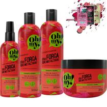Kit Oh My Era Força Que Me Faltava 300ml 4 Itens Kit Oh My Era Força Que Me Faltava 300ml 4 Itens