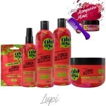 Kit Oh My Era Força Que Me Faltava 300ml 5 Itens Kit Oh My Era Força Que Me Faltava 300ml 5 Itens