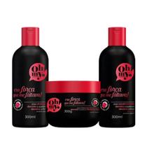Kit Oh My! Era Força Que Me Faltava! Shampoo, condicionador e máscara 300 g/ml