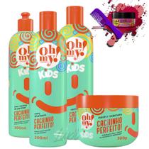 Kit Oh My! Kids Cachinho Perfeito! Sh Cond Másc 300g e Creme