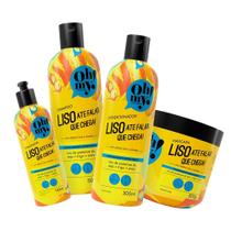Kit Oh My! Liso Até Falar Que Chega! 500ml (4 Itens) Kit Oh My! Liso Até Falar Que Chega! 500ml (4 Itens)