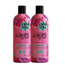 Kit Oh My Meu Crespo Meu Tudo Shampoo e Condicionador 500ml Kit Oh My Meu Crespo Meu Tudo Shampoo e Condicionador 500ml