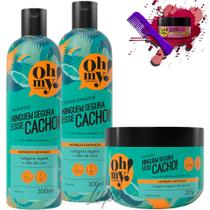 Kit Oh My Ninguém Segura Esse Cacho 300ml 3 Itens Kit Oh My Ninguém Segura Esse Cacho 300ml 3 Itens