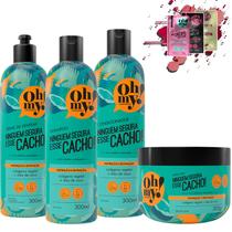 Kit Oh My Ninguém Segura Esse Cacho 300ml 4 Itens Kit Oh My Ninguém Segura Esse Cacho 300ml 4 Itens